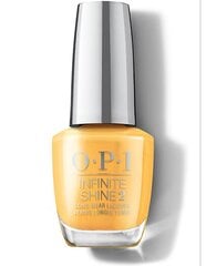 Hübriidne küünelakk Opi Infinite Shine Marigolden Hour, 15 ml цена и информация | Лаки для ногтей, укрепители для ногтей | kaup24.ee