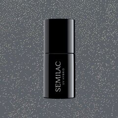 Kauakestev hübriidne küünelakk Semilac, 326 Foggy Gray Shimmer, 7 ml hind ja info | Küünelakid, küünetugevdajad | kaup24.ee