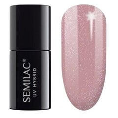 Стойкий гибридный гель лак для ногтей SEMILAC 320 Shimmer Dust Beige, 7 мл цена и информация | Лаки для ногтей, укрепители для ногтей | kaup24.ee