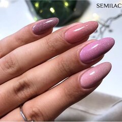 Стойкий гибридный гель лак для ногтей SEMILAC 319 Shimmer Dust Pink, 7 мл цена и информация | Лаки для ногтей, укрепители для ногтей | kaup24.ee