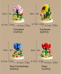 Sipobuy DIY minikonstruktor Lillekimp hind ja info | Klotsid ja konstruktorid | kaup24.ee