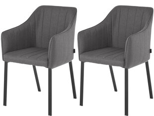 Комплект из 2-х стульев для столовой Jaxon armchair 2 pack - Anthracite fabric 5989413 цена и информация | Стулья для кухни и столовой | kaup24.ee