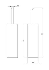 Wc-hari Deante Silia ADIZ712, Gold hind ja info | Vannitoa sisustuselemendid ja aksessuaarid | kaup24.ee