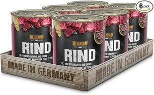 Belcando Super Premium veiseliha ja kartuliga, 6x800 g hind ja info | Konservid koertele | kaup24.ee