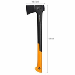 Kirves Fiskars 1069104, must/kollane hind ja info | Käsitööriistad | kaup24.ee