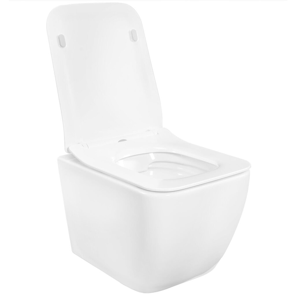 Seinapealne wc-pott Rea Martin Slim Rimless Duroplast цена и информация | WС-potid | kaup24.ee