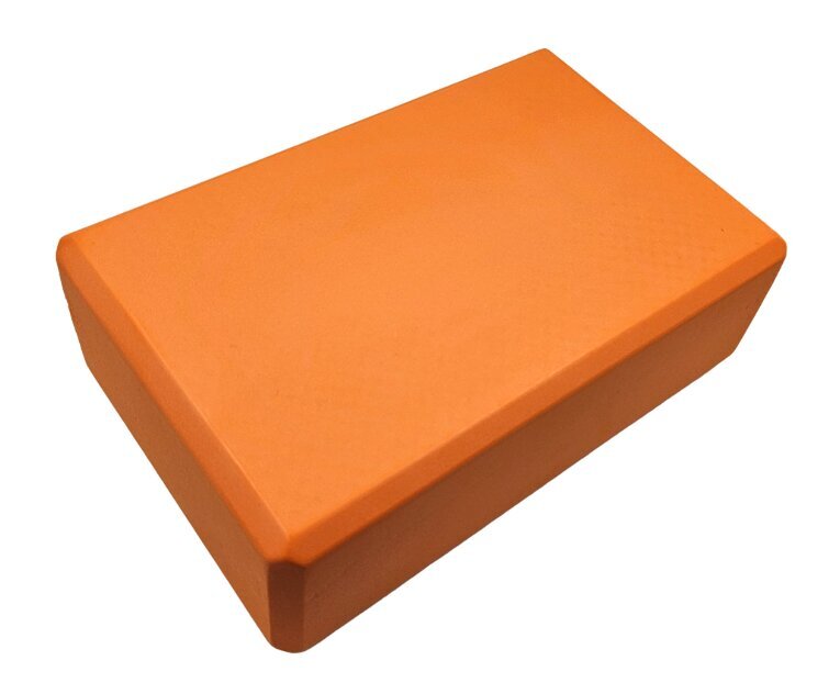 Joogaklots KP-080, 23x15x8 cm, oranž hind ja info | Joogatarvikud | kaup24.ee