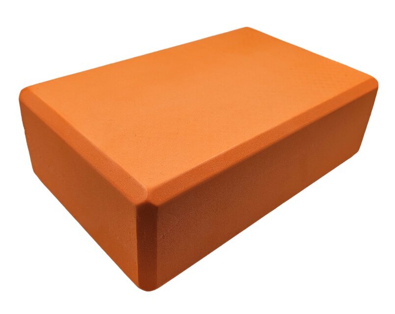 Joogaklots KP-080, 23x15x8 cm, oranž hind ja info | Joogatarvikud | kaup24.ee