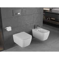 Mexen Stella Rimless WC, aeglaselt sulguva õhukese istmega, Duroplast, valge - 30680900 hind ja info | WС-potid | kaup24.ee