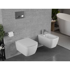 Mexen Margo Rimless WC, aeglaselt sulguba õhukese istmega, Duroplast, valge - 30420900 hind ja info | WС-potid | kaup24.ee