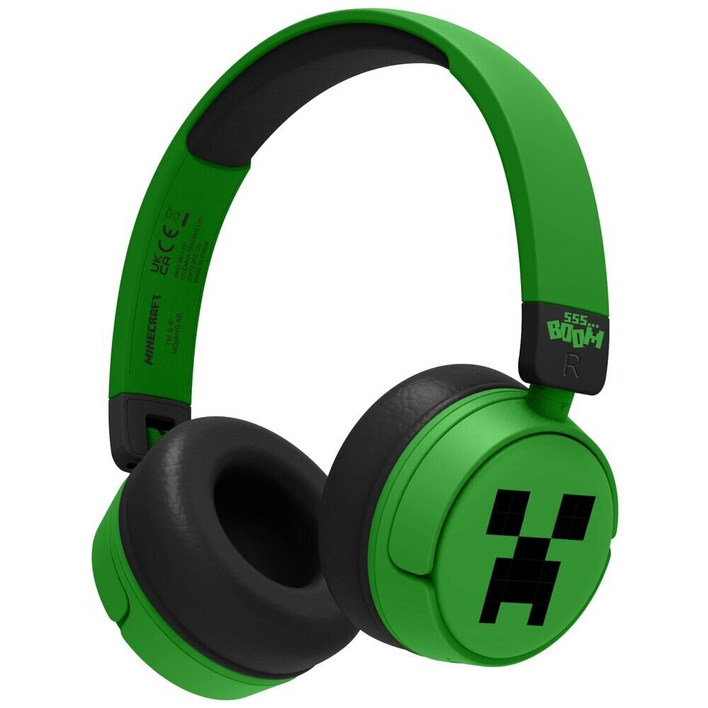 OTL - Minecraft Green Wireless Headphones hind ja info | Kõrvaklapid | kaup24.ee