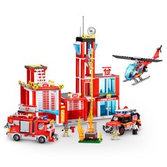 MAX CITY konstrukrtor Fire Station, 933 tk hind ja info | Liivakastid, liiv ja mänguasjad | kaup24.ee