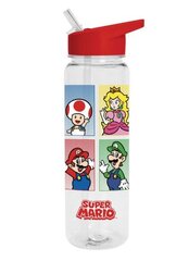 Nintendo - Super Mario Bros 4 Colors Plastic Drinks Bottle 700 ml цена и информация | Атрибутика для игроков | kaup24.ee