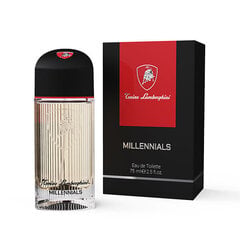 Tualettvesi Tonino Lamborghini Millenials EDT meestele, 75 ml hind ja info | Meeste parfüümid | kaup24.ee