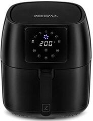 Аэрофритюрница ZEEGMA ZE-KNAPPER PRO BLACK 1400 Вт 4,5 л цена и информация | Фритюрницы | kaup24.ee