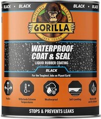 Gorilla sealant Waterproof Coat & Seal 946ml, black цена и информация | Клей | kaup24.ee