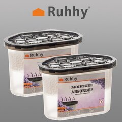 Niiskuse absorbeerija, Ruhhy M-22137 Lavendel 2x500ml цена и информация | Осушители воздуха, влагопоглотители | kaup24.ee