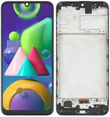 LCD + puuteekraan Samsung SM-M215 Galaxy M21 M30 M30s M31 (OLED) Raam must hind ja info | Telefoniosad ja parandamise tööriistad | kaup24.ee