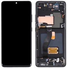 LCD + puutetundlik ekraan Samsung Galaxy S21 Ultra 5G SM-G998B OLED Frame Must hind ja info | Telefoniosad ja parandamise tööriistad | kaup24.ee