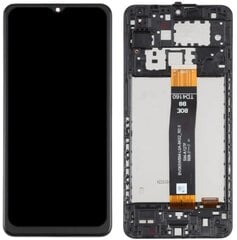 Ehtne LCD + puuteekraan Samsung Galaxy A12 Nacho SM-A127 Frame must hind ja info | Telefoniosad ja parandamise tööriistad | kaup24.ee