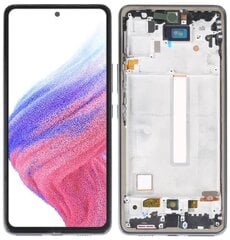 LCD + puutetundlik ekraan Samsung Galaxy A53 5G A536 Incell Frame must hind ja info | Telefoniosad ja parandamise tööriistad | kaup24.ee