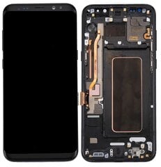 LCD + puuteekraan Samsung Galaxy S8 PLUS G955 G955F Incell Frame must hind ja info | Telefoniosad ja parandamise tööriistad | kaup24.ee