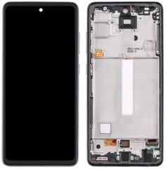 LCD + puuteekraan Samsung Galaxy A52S 5G SM-A528B Incell Frame must hind ja info | Telefoniosad ja parandamise tööriistad | kaup24.ee