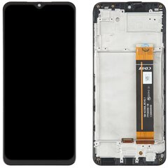 Ehtne LCD + puuteekraan Samsung Galaxy SM-A236 A23 5G (Refurbished) Frame must hind ja info | Telefoniosad ja parandamise tööriistad | kaup24.ee