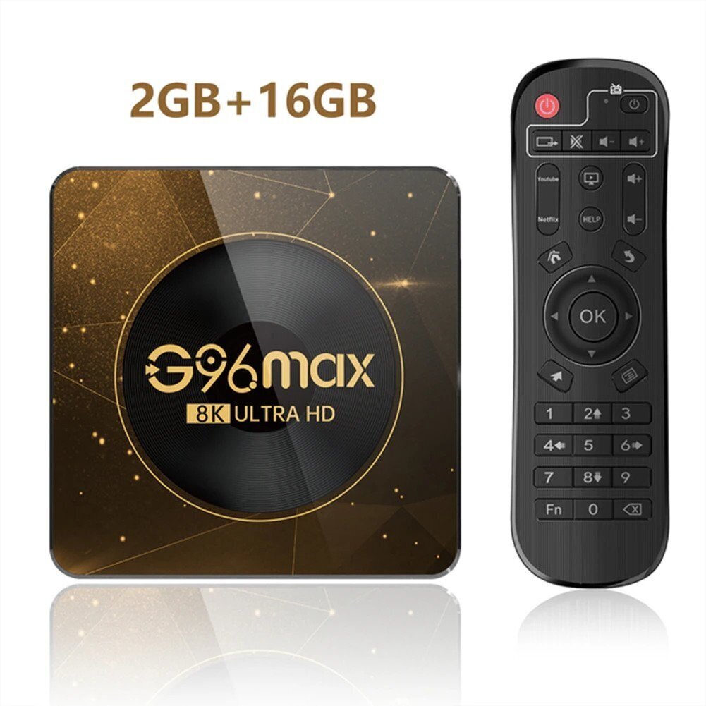 Farrot Smart TV Box G96 Max HD Android 13.0 digitaalse maapealse dekoodriga teleri vastuvõtja digiboks RK3528 neljatuumaline protsessor 2-16G meediumipleieri tugi USB 3.0/3D/4K/8K цена и информация | Meediamängijad ja tarvikud | kaup24.ee