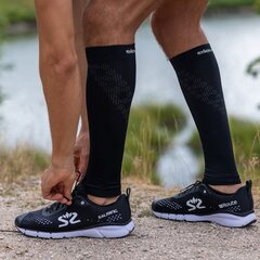 Компрессионные гетры Eleven Sportswear POWERFLOW, черные цена и информация | Meeste sokid | kaup24.ee