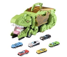 Veoauto dinosaurus autodega Happy People HP-01 hind ja info | Poiste mänguasjad | kaup24.ee