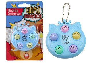 Mini arcade mäng Wac A Mole Cats, sinine hind ja info | Arendavad mänguasjad | kaup24.ee