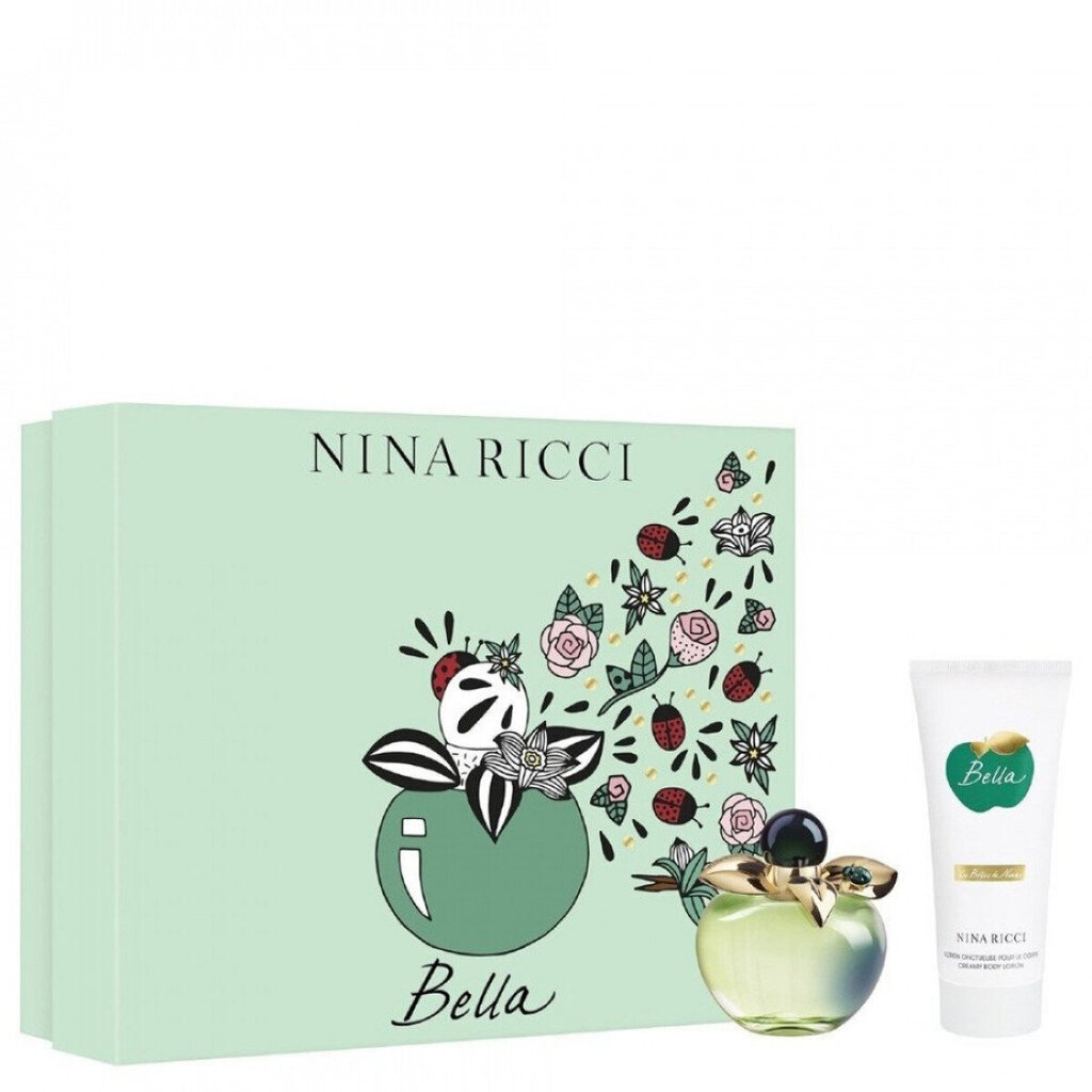 Komplekt Nina Ricci Bella naistele: Tualettvesi EDT, 50 ml + kehakreem, 75 ml цена и информация | Naiste parfüümid | kaup24.ee