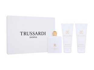 Trussardi Donna Set 100ml Perfume Spray + 200ml Body Lotion + 200ml Shower Gel цена и информация | Женские духи | kaup24.ee