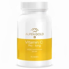 Toidulisand Alpen Gold Vitamin C Prolong, 90 tabletti hind ja info | Vitamiinid, toidulisandid, preparaadid tervise heaoluks | kaup24.ee