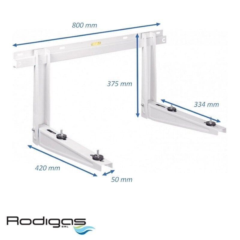 Konditsioneeri väliseadme seinakinnitus Rodigas MS230, 420mm x 800mm, 140kg hind ja info | Õhksoojuspumbad, konditsioneerid | kaup24.ee