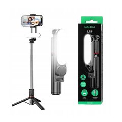 Selfie teleskoopstatiiv L15 LED hind ja info | Selfie sticks | kaup24.ee