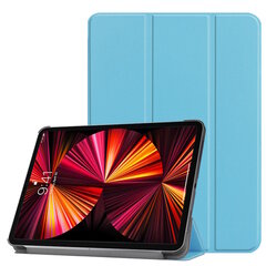 iLike Tri-Fold Тонкий Эко-кожанный Чехол Книжка Apple iPad 10.2'' (2021) 9th Gen / iPad 10.2'' 7th Gen Небесно Голубой цена и информация | Чехлы для планшетов и электронных книг | kaup24.ee