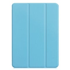 iLike Tri-Fold Тонкий Эко-кожанный Чехол Книжка Apple iPad 10.2'' (2021) 9th Gen / iPad 10.2'' 7th Gen Небесно Голубой цена и информация | Чехлы для планшетов и электронных книг | kaup24.ee