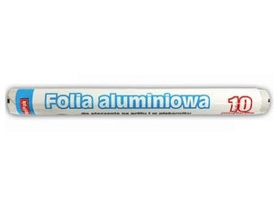 Алюминиевая пленка для пищевых продуктов 10 м прочная для пищевых продуктов цена и информация | Формы, посуда для выпечки | kaup24.ee