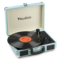 Проигрыватель виниловых дисков Audizio RP116BL-портфель с BT In/Out цена и информация | Проигрыватели для пластинок, патефоны | kaup24.ee