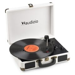 Проигрыватель виниловых дисков Audizio RP116CR-портфель с BT In/Out цена и информация | Проигрыватели для пластинок, патефоны | kaup24.ee