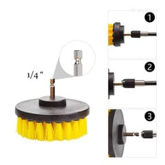 Puhastusharjad - Drill Brush - harjad vurrile 4 tk. hind ja info | Käsitööriistad | kaup24.ee