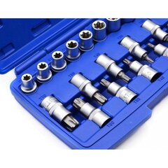 Головки и биты Torx 1/2" 19 шт. цена и информация | Механические инструменты | kaup24.ee