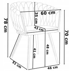 Sametist tool eHokery, hall hind ja info | Söögitoolid, baaritoolid | kaup24.ee