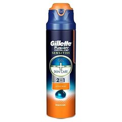 Raseerimisgeel Gillette Fusion Proglide Sensitive Active Sport 2in1 170 ml цена и информация | Косметика и средства для бритья | kaup24.ee
