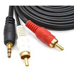 x2 RCA-AUX 3,5 mm kaabel - kaabel hind ja info | Mobiiltelefonide laadijad | kaup24.ee