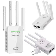 Wi-Fi signaali võimendi / ruuter Pix-Link, 300Mbps hind ja info | USB jagajad, adapterid | kaup24.ee