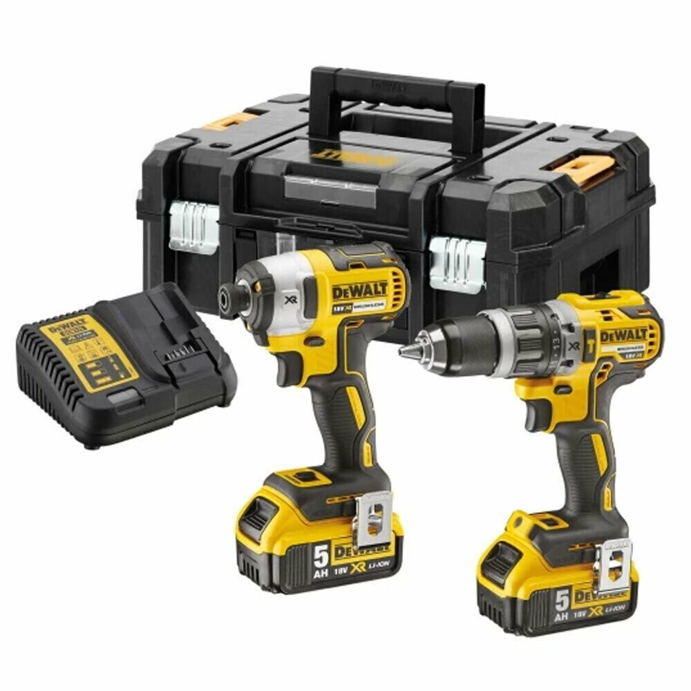 Akulööktrelli ja kruvikeeraja komplekt Dewalt DCK266P2T 18V цена и информация | Akutrellid, kruvikeerajad | kaup24.ee