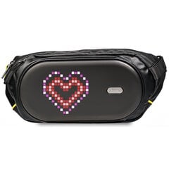 Divoom Pixoo Sling Bag C – Premium Ilmastikukindel koos LED Pikseli Kunsti Ekraaniga ja Rakenduse Kontroliga Must hind ja info | Spordikotid, seljakotid | kaup24.ee